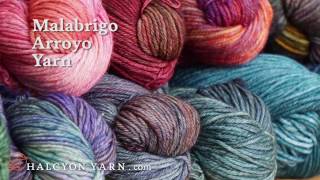 Malabrigo Arroyo yarn  Rios kid brother and so much more [upl. by Alver991]