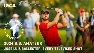 2024 US Amateur Highlights Jose Luis Ballester Championship Run  Every Televised Shot [upl. by Grefer]