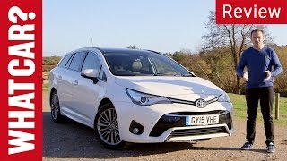 Toyota Avensis review  What Car [upl. by Suravaj]