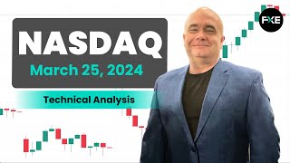 NASDAQ 100 Daily Forecast and Technical Analysis for March 25 2024 by Chris Lewis for FX Empire [upl. by Demona116]