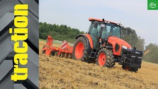 Kubota M5111 im traction Erstkontakt [upl. by Ecirtnahc]