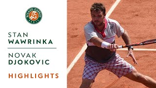 Stan Wawrinka v Novak Djokovic Highlights  Mens Final 2015  RolandGarros [upl. by Ahseiyk]