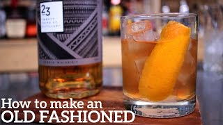 Old Fashioned Cocktail Recipe  QUICKEST [upl. by Yerak]