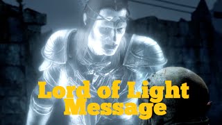 Middle Earth Shadow of Mordor  The Lord of Light Message [upl. by Glaser]