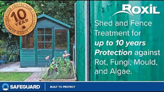 How to restore and protect a shed with Roxil Coloured Wood Preserver [upl. by Millham542]