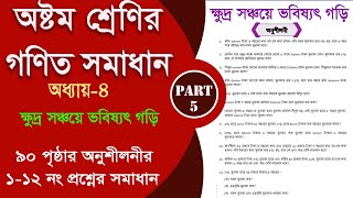 class 8 math 90 page  ক্ষুদ্র সঞ্চয়ে ভবিষ্যৎ গড়ি  Part5  class 8 math 2024 [upl. by Rubbico]