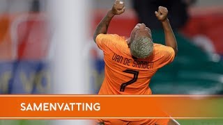 Highlights Oranjeleeuwinnen  Denemarken 5102018 WK 2019 Playoff [upl. by Arahset]