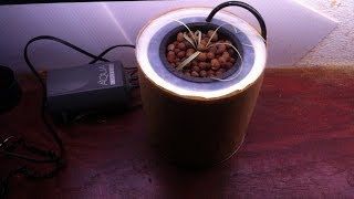 Very small Hydroponic system Home made for 10 [upl. by Neleag107]