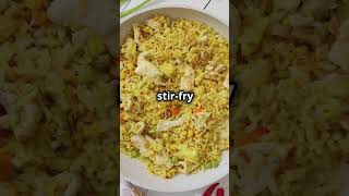 Easy Egg Fried Rice Recipe [upl. by Lirbij368]