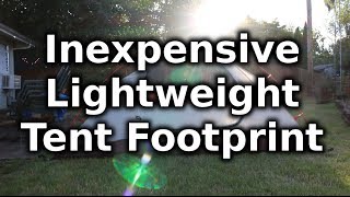 DIY Inexpensive and Lightweight Tent Footprint [upl. by Lydie]