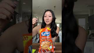 🇺🇸 American Tries Indian Snacks Kurkure 🇮🇳 [upl. by Airitac]