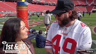 Move The Chains Cowboys vs 49ers Pregame Chat with Nate Smith  1st amp 10 [upl. by Ladd]