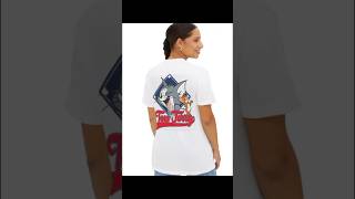 Fashion world tom Jerry trending design tshirt 👕 fashion shorts shortvideo [upl. by Arahat]