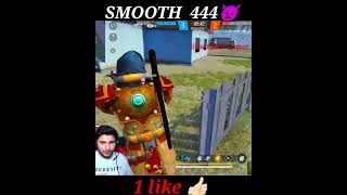 Smooth 444 😡💢 nonstopgaming ankushff tufan ffshorts ajjubhai gyangaming totalgaming freefire [upl. by Kilgore]