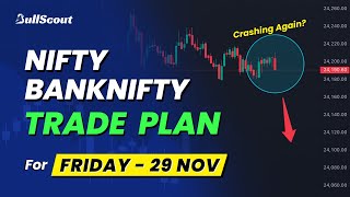 29 Nov  Nifty amp BankNifty Friday Market Prediction  Pre Market Analysis for Tomorrow  BullScout [upl. by Yila]