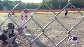 Pilgrim hands Coventry its first loss in Div I softball [upl. by Sedberry]