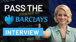 2023 Pass the Barclays Interview  Barclays Video Interview [upl. by Woodring]