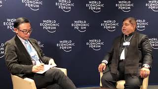 Vijay Eswaran at WEF  Interview with Astro Awani at 2019 World Economic Forum [upl. by Llerrej809]