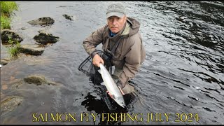 SALMON FISHING  FLY FISHING  JULY  SCOTLAND  2024 [upl. by Dayle198]