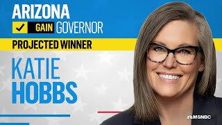 Katie Hobbs Defeats Kari Lake To Win Arizona Governor’s Race NBC News Projects [upl. by Htebazile7]