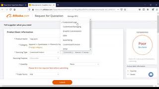 What is RFQ Request for Quotation on Alibaba com [upl. by Alyks]