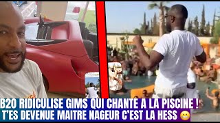 Booba Ridiculise Gims qui chante dans une Piscine il est devenue maitre Nageur [upl. by Cut]