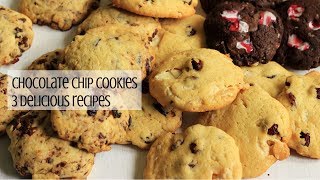 CHOCOLATE CHIP COOKIES RECIPE  3 DELICIOUS RECIPES  INTHEKITCHENWITHELISA [upl. by Salchunas]