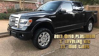 2013 F150 Platinum 3quot Level installation [upl. by Brunell550]