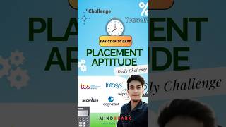 Mastering Placement Aptitude Day 2 Of The 50day Challenge [upl. by Manas]