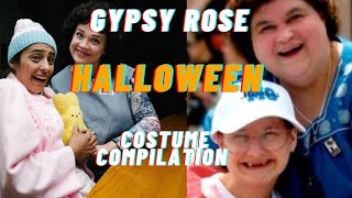 Gypsy Rose  Halloween Costume Compilation  Covered  Gypsy Truecrime Foryou halloween2024 [upl. by Pitt]