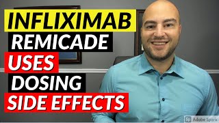 Infliximab Remicade  Uses Dosing Side Effects  Pharmacist Review [upl. by Rakia]