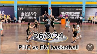 PHC vs BM middle school basketball WDC 26924 [upl. by Adiasteb]