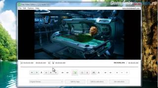 Как обрезать видео в программе Free Video Editor [upl. by Norreg]