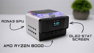 This Super Tiny Ryzen Powered Mini PC Has a Built In OLED Stat Screen [upl. by Aiel254]