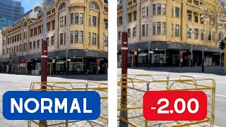 MYOPIA vs NORMAL vision [upl. by Frayne]