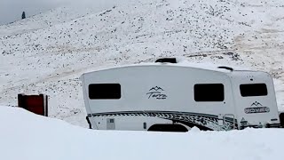 Winter RV Life in the Mountains PNW [upl. by Piselli285]