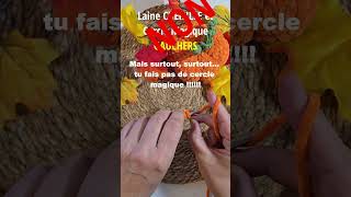 10TUTO CROCHET GAUCHER  LAINE CHENILLE  Piquer dans une maille en lair pour un ROND [upl. by Anniroc]