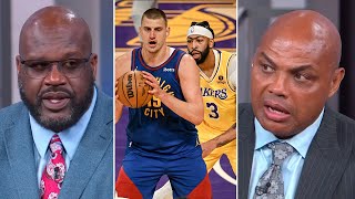 Nuggets Win Game 3 Lakers Go Down 03 in the Series  Inside the NBA [upl. by Enomar]