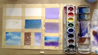 13 Watercolor techniques [upl. by Naletak]