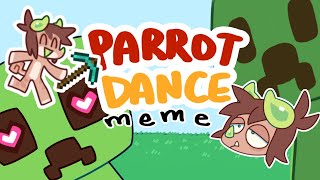 Parrot Dance Meme but with Creepers  Wholesome Minecraft Animation Meme [upl. by Yrannav602]