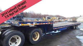 2014 Ledwell LW48 HTHT2481B Tandem Axle Hydraulic Tail Drop Deck Trailer  TRO 0104231 [upl. by Noirb841]