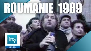 25 décembre 1989  Adrian Păunescu arrêté à Bucarest  Archive INA [upl. by Acirt754]