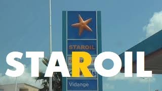 not STATOIL but STAROIL in Tunisia funny gas petrol station забавная бензозаправка Тунис [upl. by Tegan]