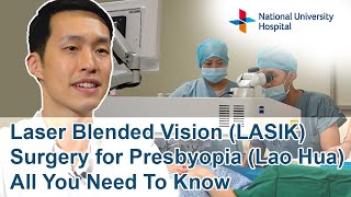 Laser Blended Vision LASIK Surgery for Presbyopia Lao Hua  All You Need to Know [upl. by Kaitlin]