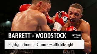 What a fight Zelfa Barrett v Lyon Woodstock official fight highlights [upl. by Eilyah886]