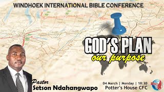 CONFERENCE SERVICES 24 PM  Pst Setson Ndahangwapo  GODS PLAN  OUR PURPOSE  1830  3 March 24 [upl. by Eleda]