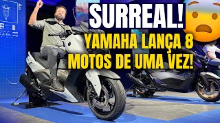 SURREAL YAMAHA LANÇA 8 MOTOS DE UMA VEZ [upl. by Sankaran]