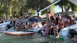 Memorial weekend lake havasu 52623 cruising the channel aboard HTM [upl. by Latimer951]