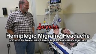 Hemiplegic Migraine Successfully Treated with Bupivacaine Cervical Injections [upl. by Lehcear]