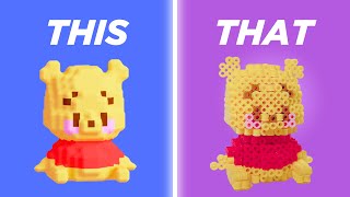 Winnie the Pooh 3D Perler Beads Tutorial  FUN DIY CRAFT PROJECT [upl. by Gustavo]